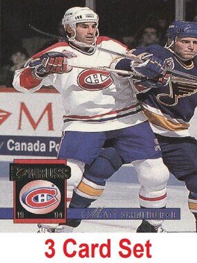 Mathieu Schneider Hockey Card Collection